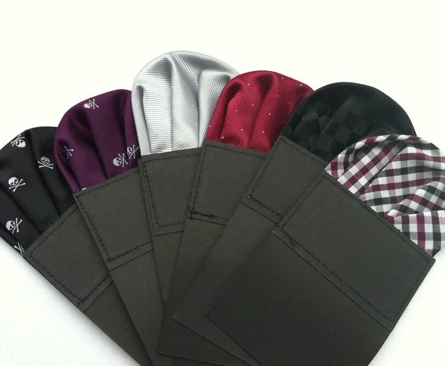 Pochette pour costume pré-pliee arrondie