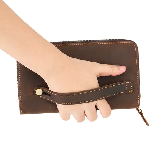 Pochette pour homme cuir veritable