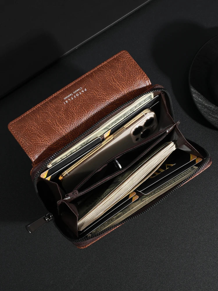 Pochette pour homme ouvert compartiments  
