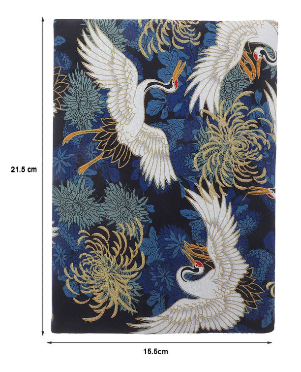Pochette pour livre grues  Cigognes Furoshiki dimensions