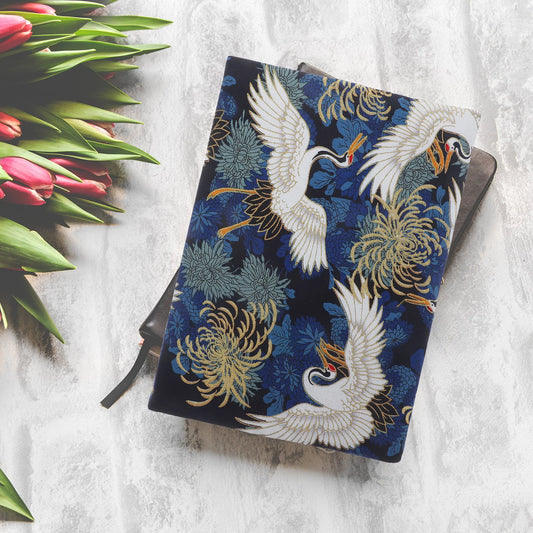 Pochette_pour_livre_grues_ou_Cigognes_Furoshiki