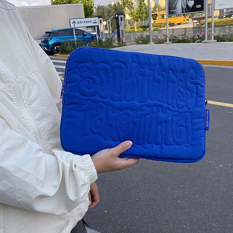 Pochette pour ordinateur 14 pouces bleu 