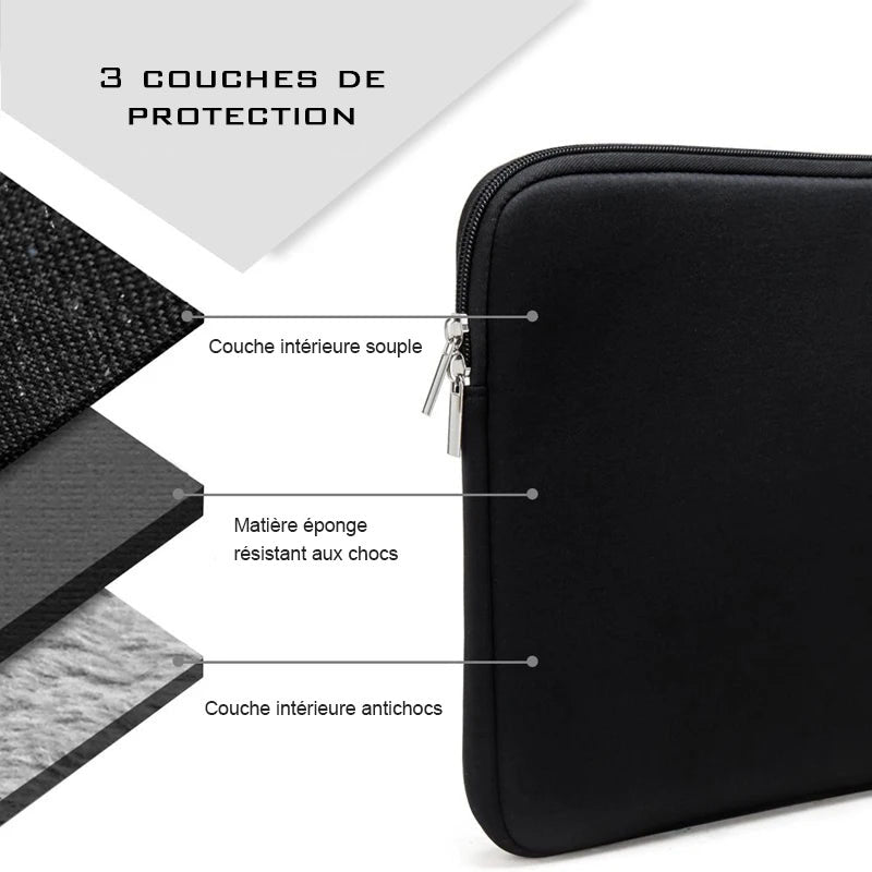 Pochette pour ordinateur 3 couches