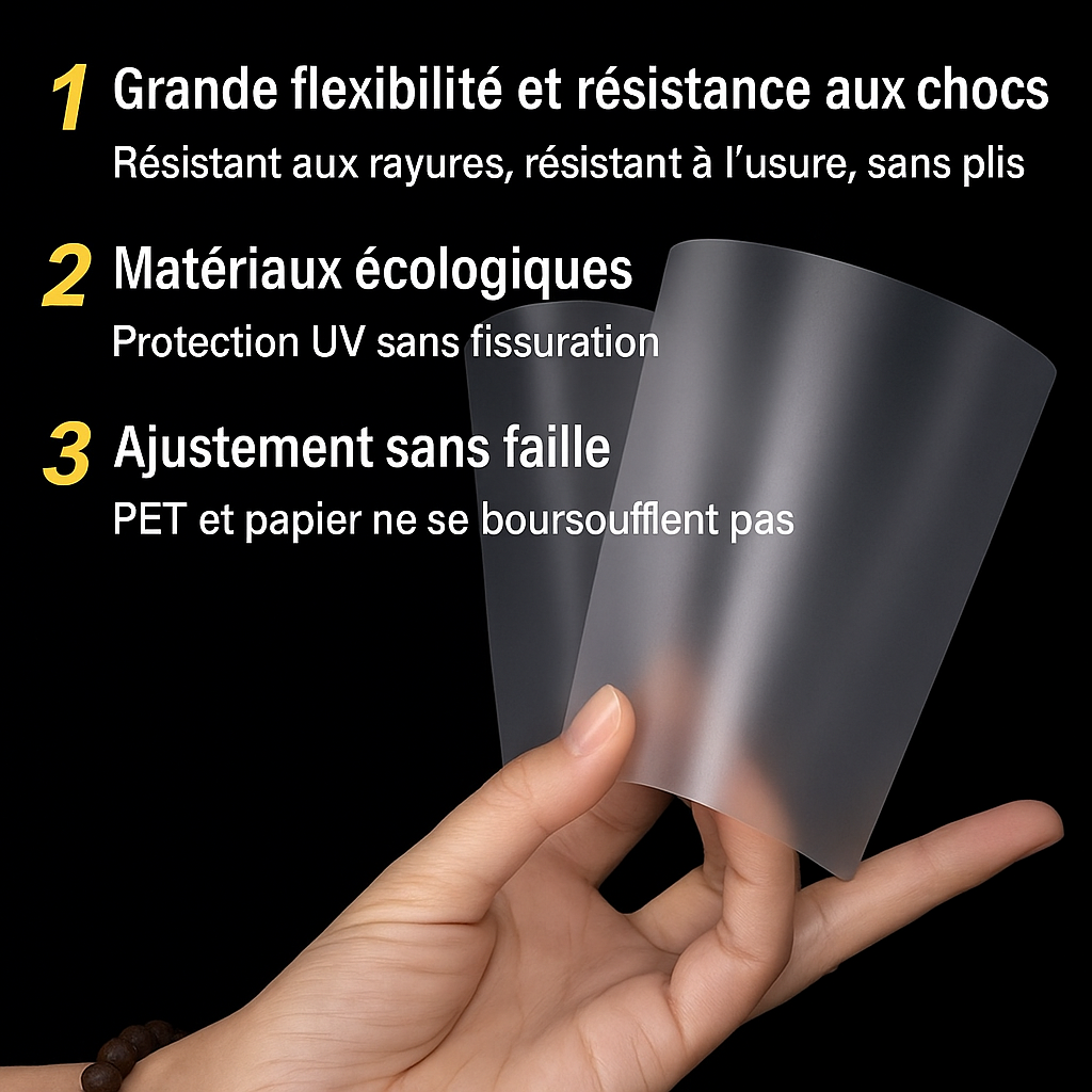 Pochette pour plastifieuse caractéristiques 