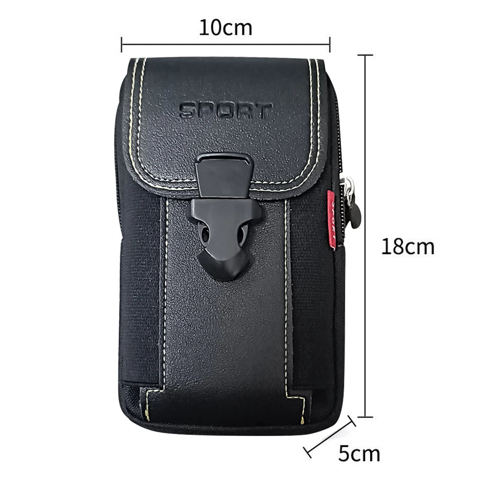 Pochette pour telephone 10x18 cm noire 