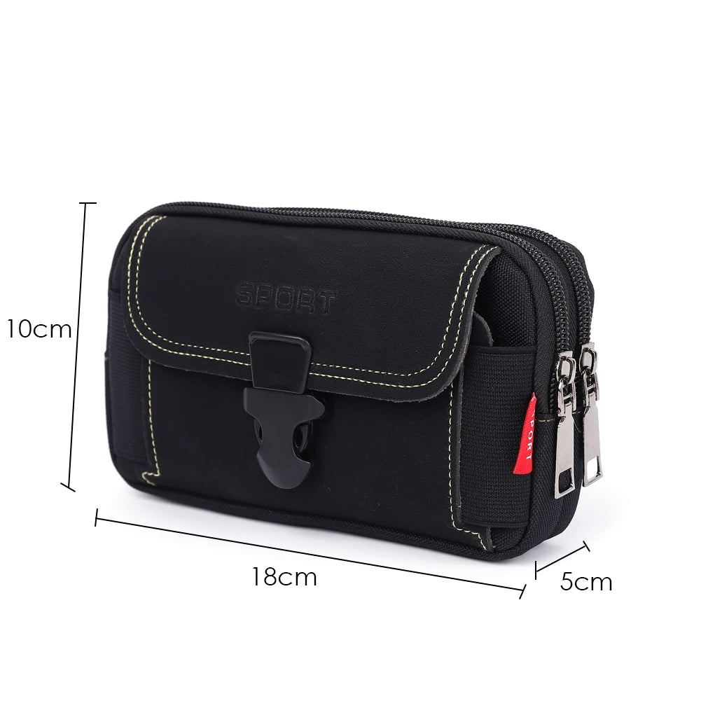 Pochette pour telephone horizontal noire