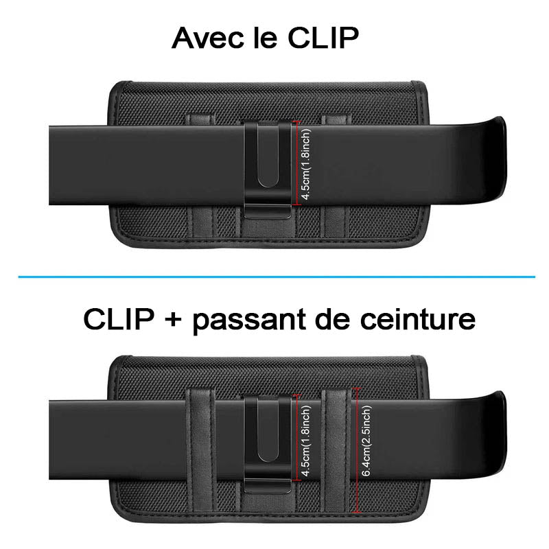Pochette pour telephone portable Horizontale Clip