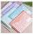 Pochette rabat fermeture bouton pression lot mutlicolore 