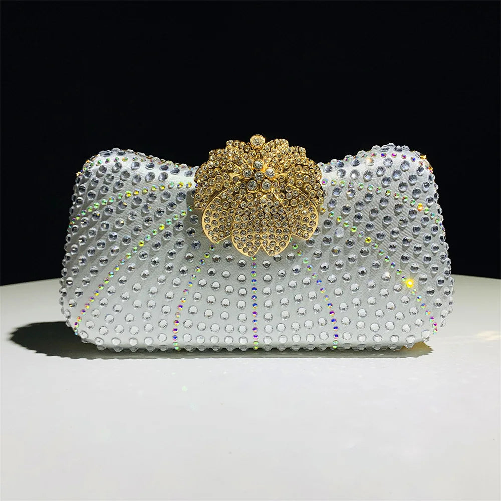 Pochette soirée Argent.