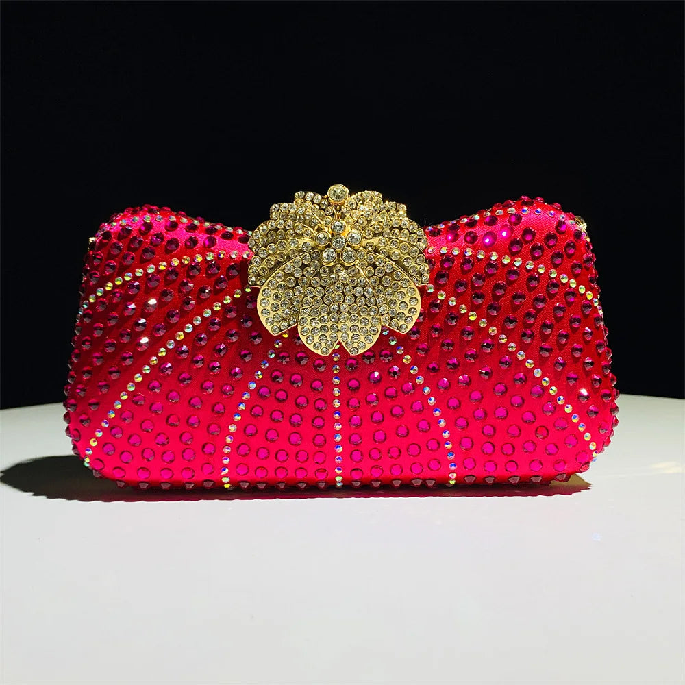 Pochette soirée rouge