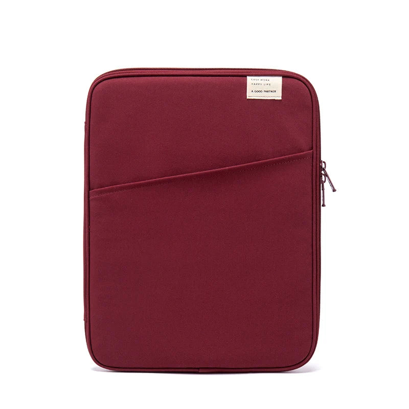 Pochette tablette Vichy rouge
