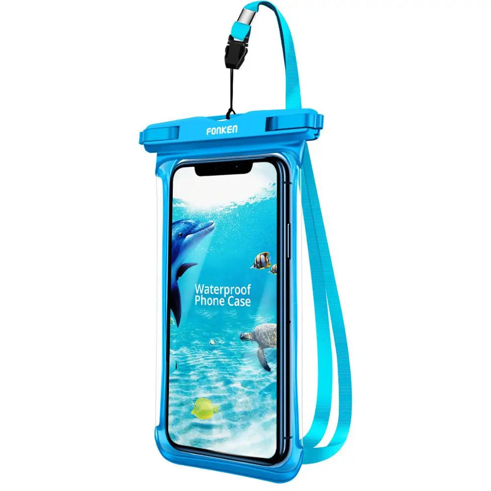 Pochette telephone Etanche bleue