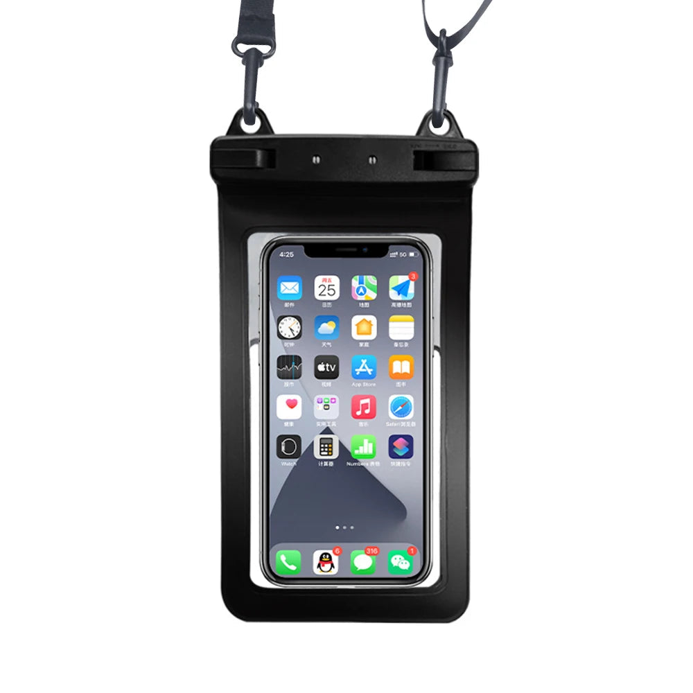 Pochette telephone Etanche insubmersible  noire