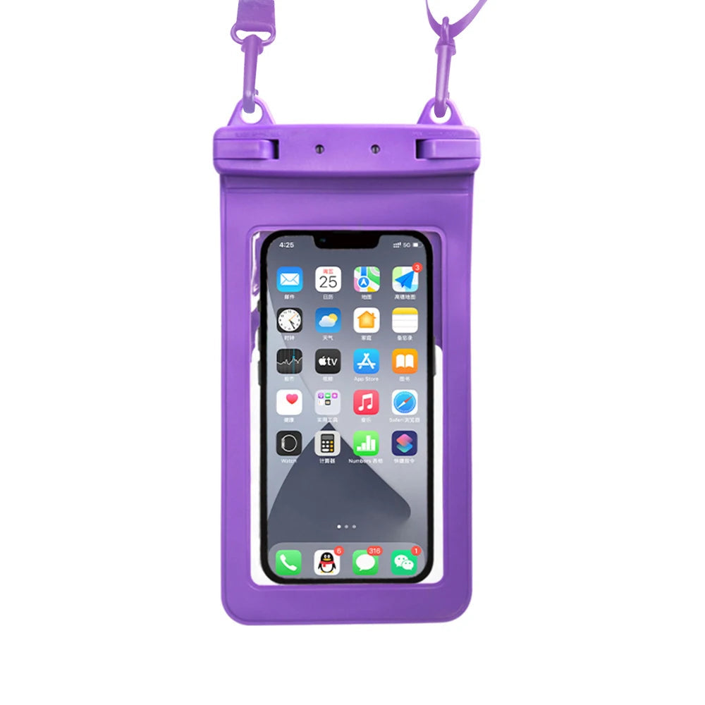 Pochette telephone Etanche insubmersible violette