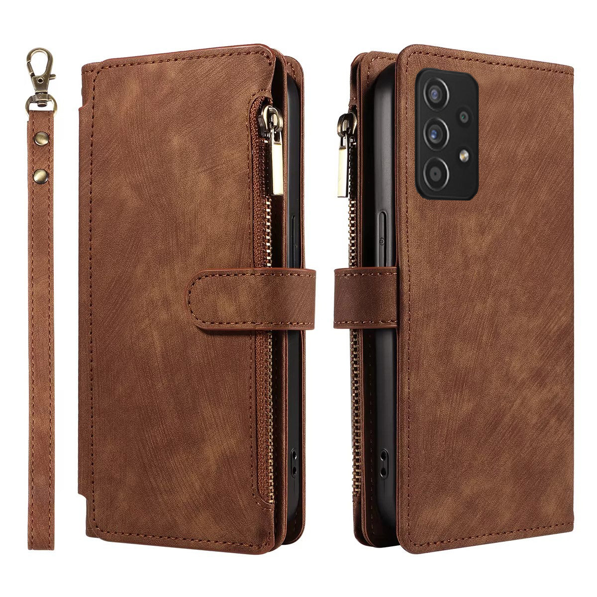 Pochette telephone Samsung Fauve