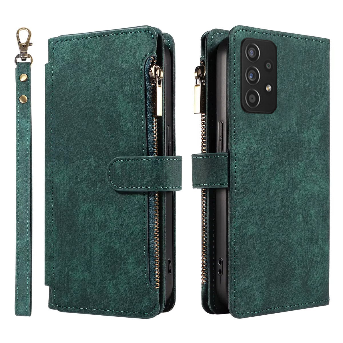 Pochette telephone Samsung Vert bronze