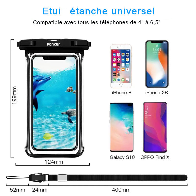 Pochette telephone etanche  Etuis etanche