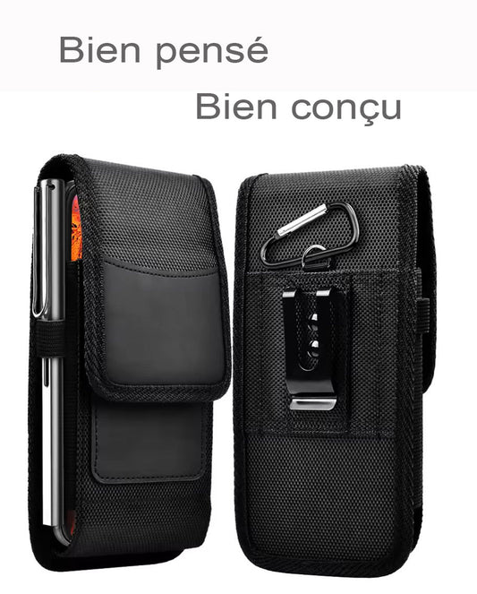 Pochette telephone mousqueton