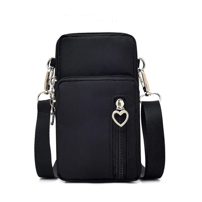 Pochette telephone portable femme noire