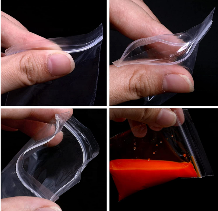 Pochette transparente ouverture