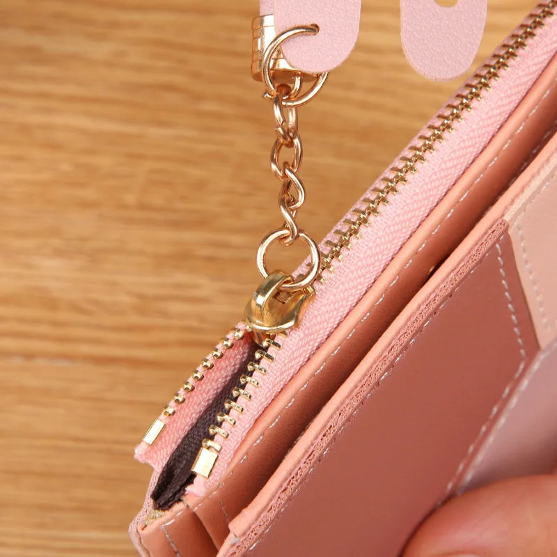 Pochette tricolore zippée fermeture éclair
