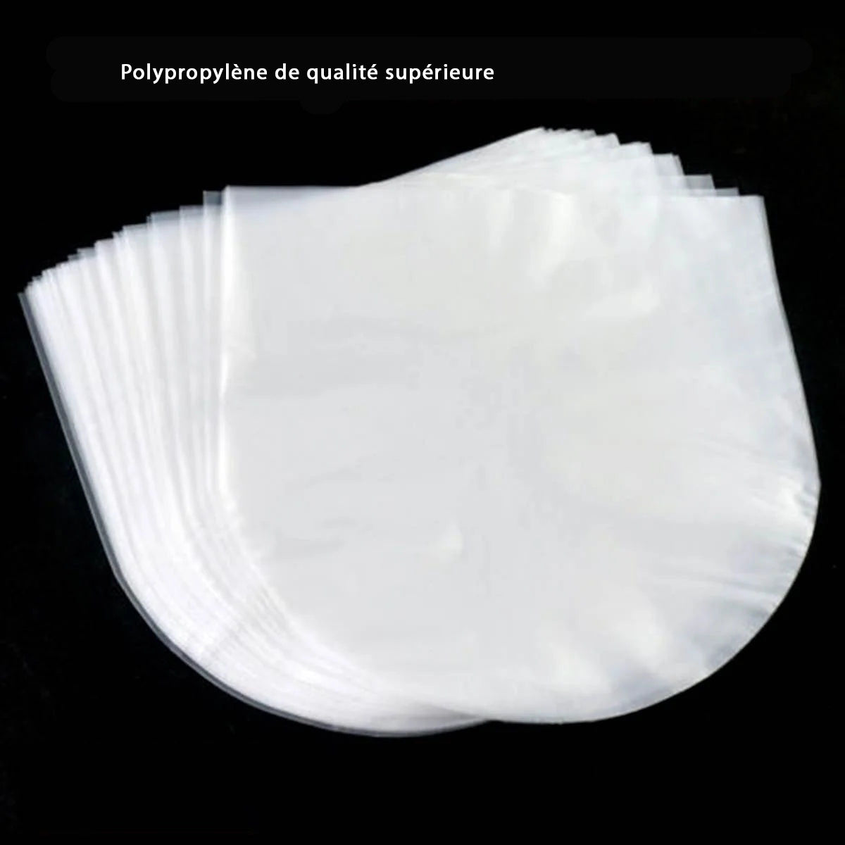 Pochette vinyle en PP indéchirable haute résistance 