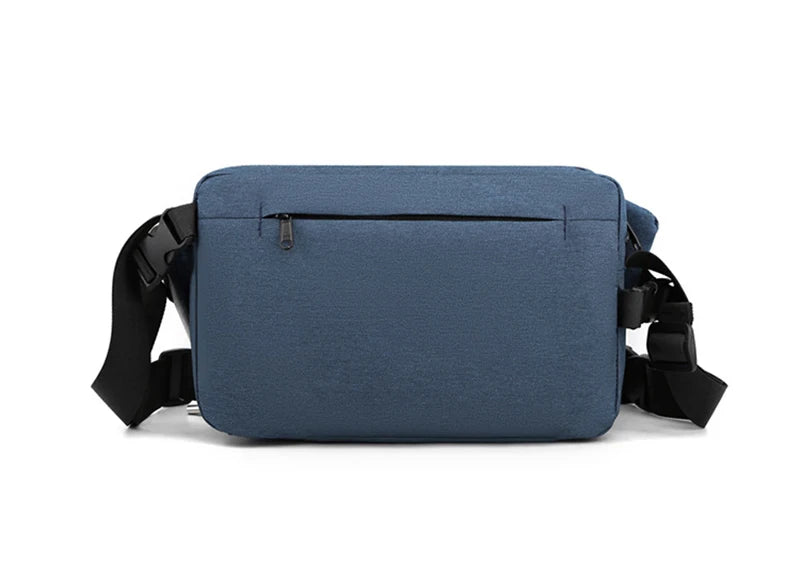 Pochette voyage bandouliere bleu viseul poche arriere externe