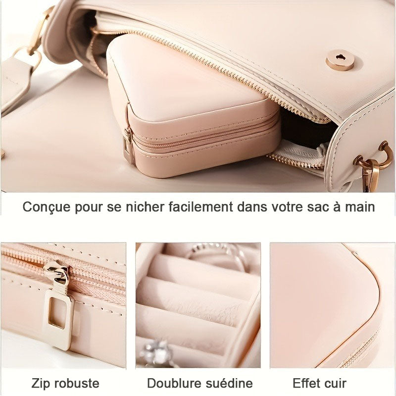 Pochette voyage bijoux facile