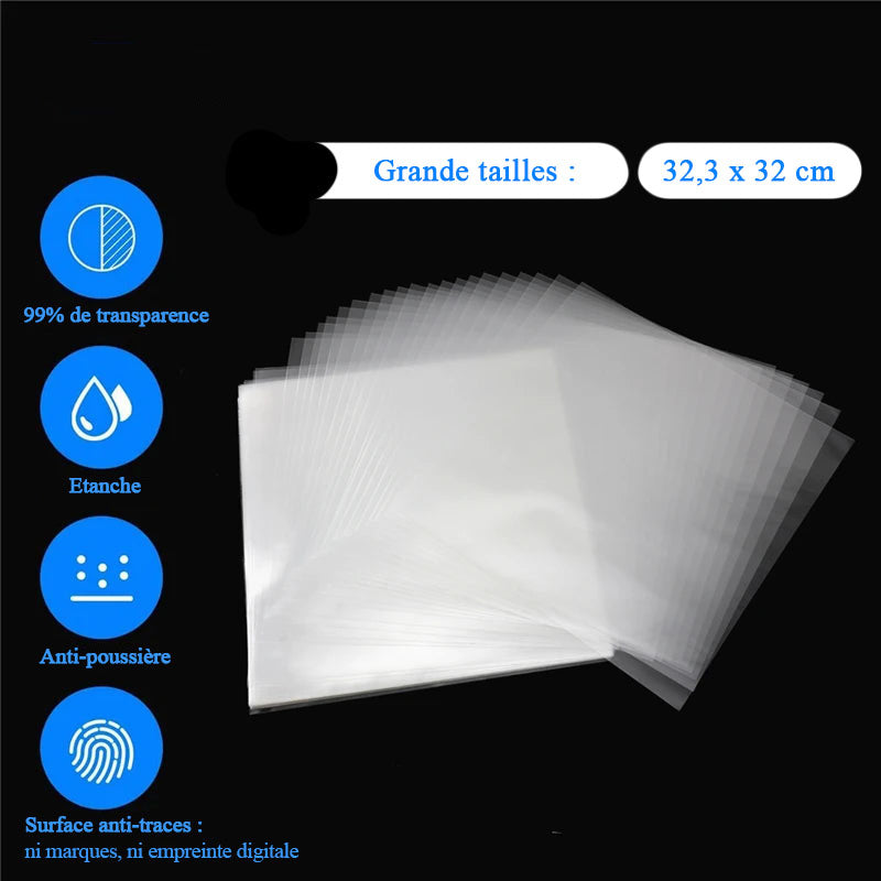 Pochettes pour vinyles 33t LP