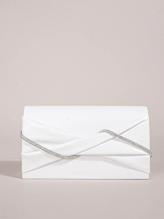 Pochette femme tendance blanche