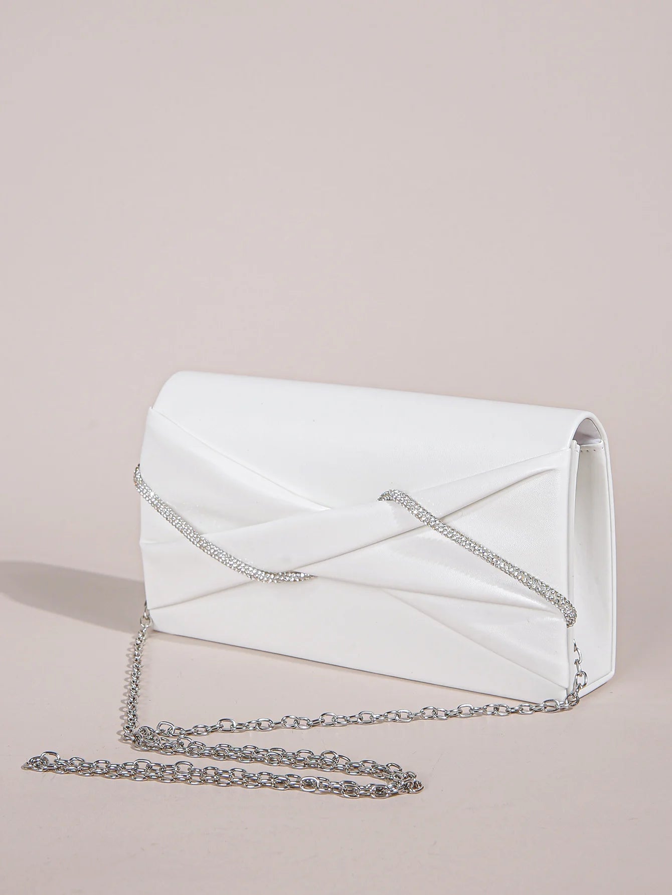Pochette femme tendance blanche