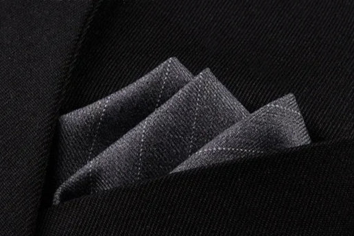 Pochette costume gris foncé