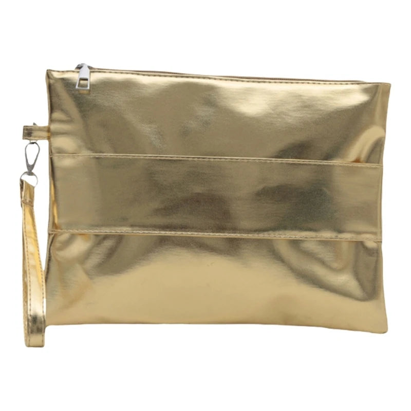 Sac et pochette dragonne or doree brillant