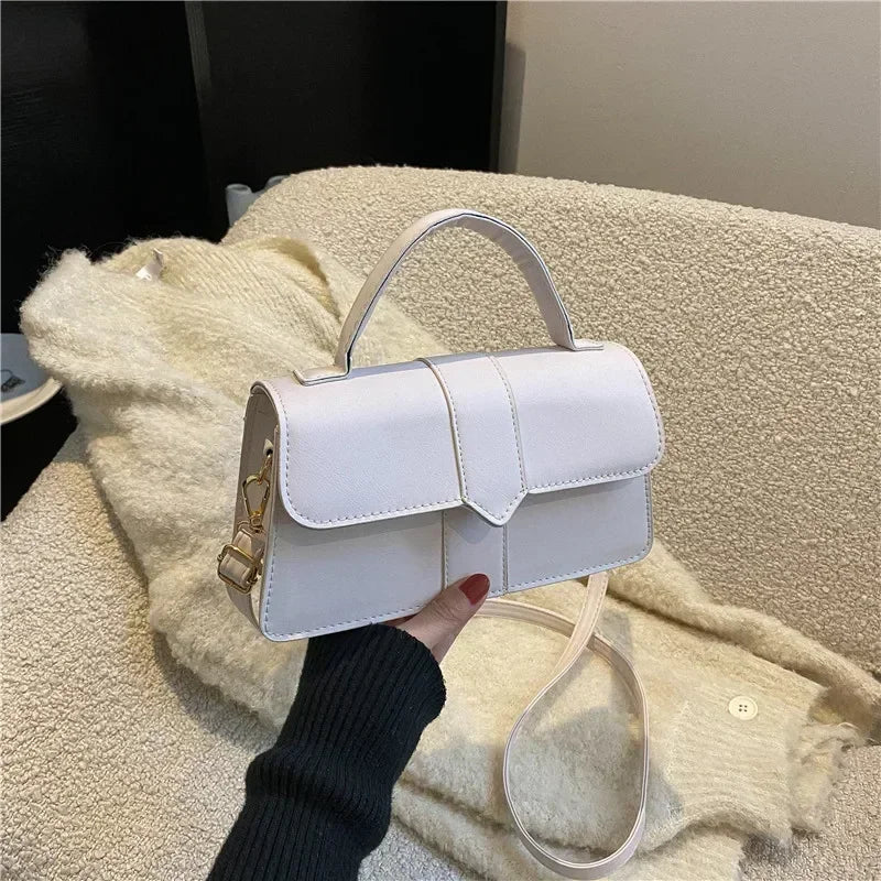 Sac main pochette  bandouliere blanc
