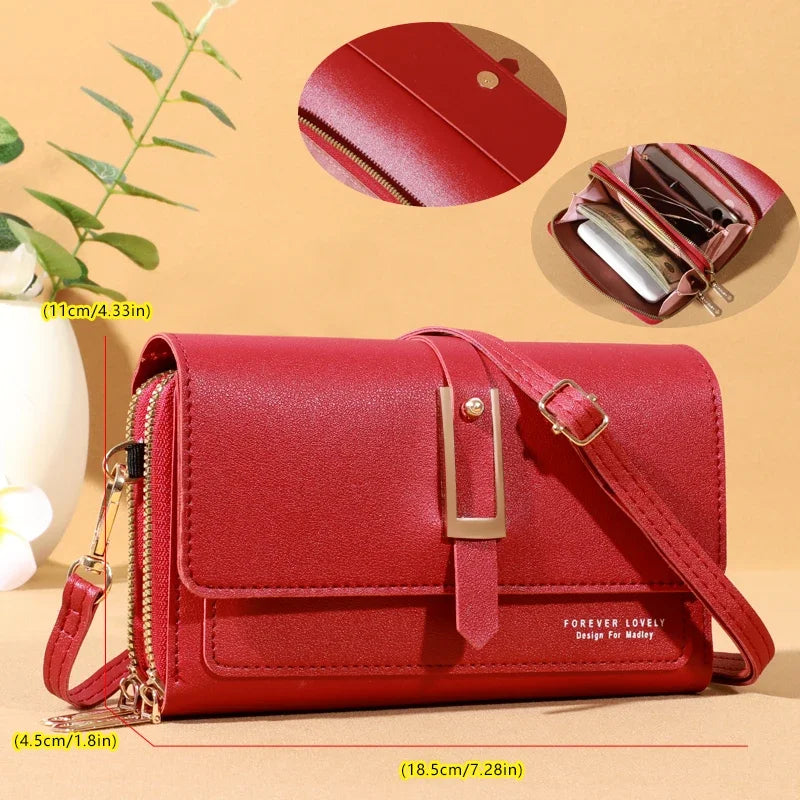 Sac ou pochette rouge grenadine