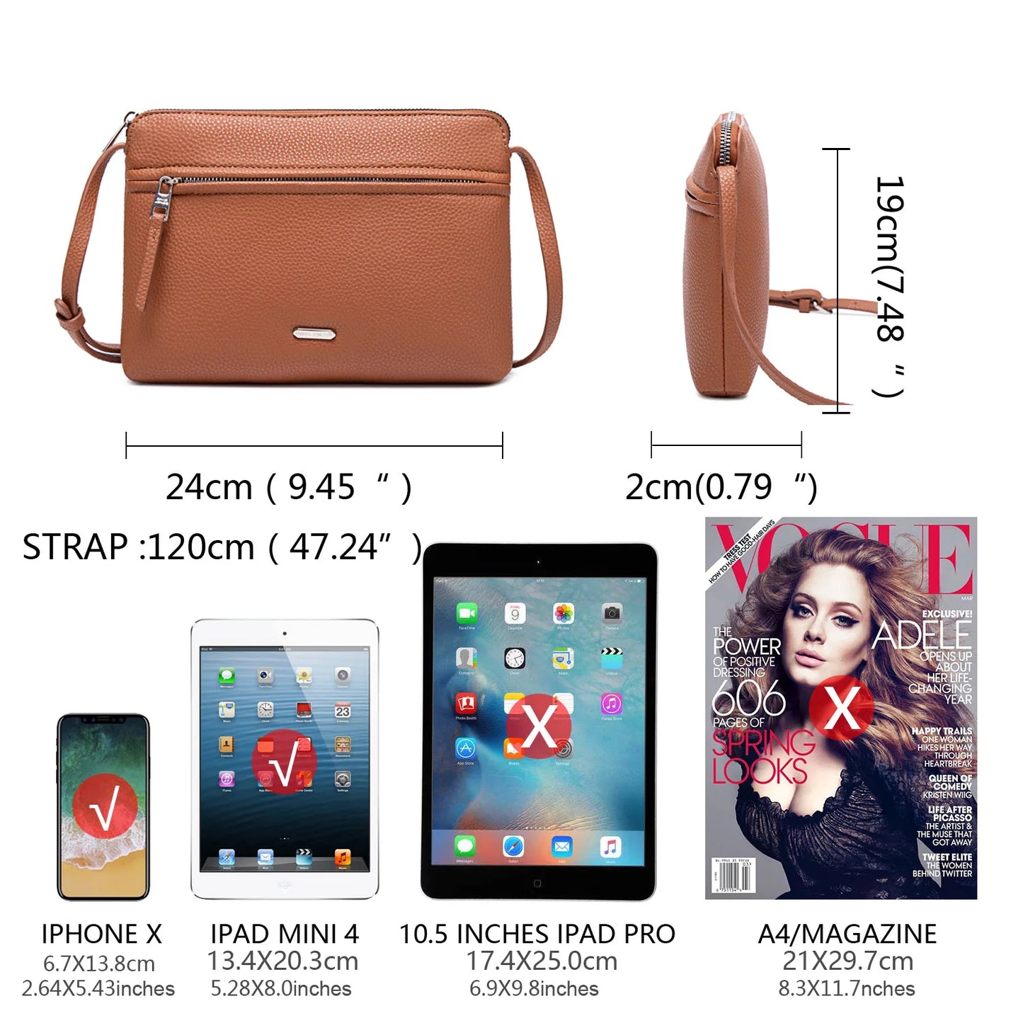 CHANGER = Sac pochette bandoulière femme