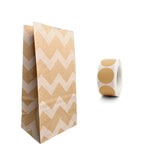 Pochette cadeau & Fermeture autocollants assortis - Vignette | La Maison de la Pochette