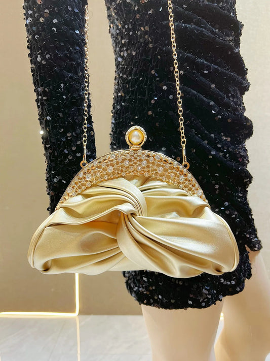 pochette femme mariage or Bandoulière