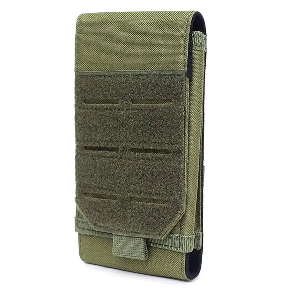 pochette telephone portable militaire coloris kaki details rabat et passant modele A velcro