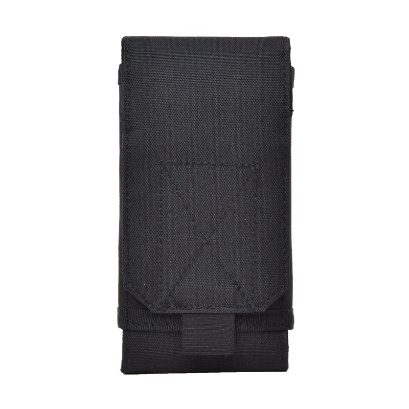 pochette telephone portable militaire coloris noir details rabat modele B 