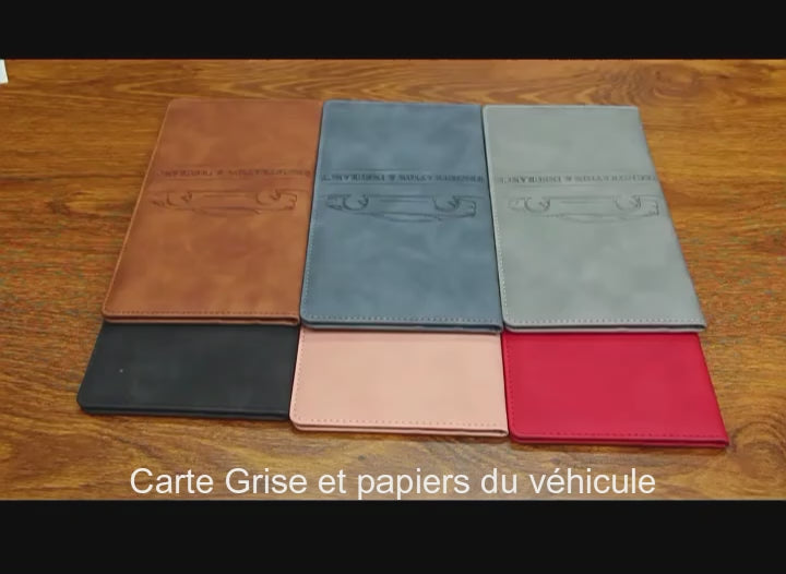 Pochette pour carte grise vidéo